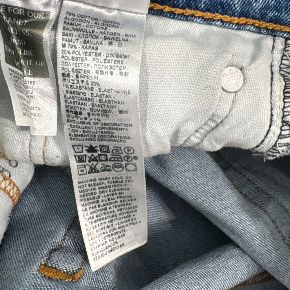 Levi's Jeans Men 30x30 Blue 511 Slim Fit Distressed Casual Denim Casual Everyday